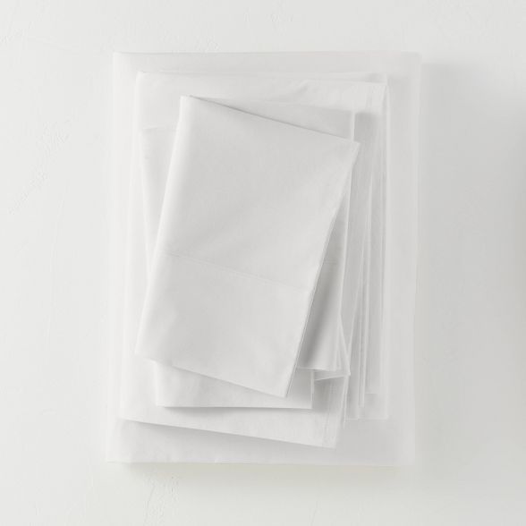 Washed Supima Percale Solid Sheet Set - Casaluna™ | Target