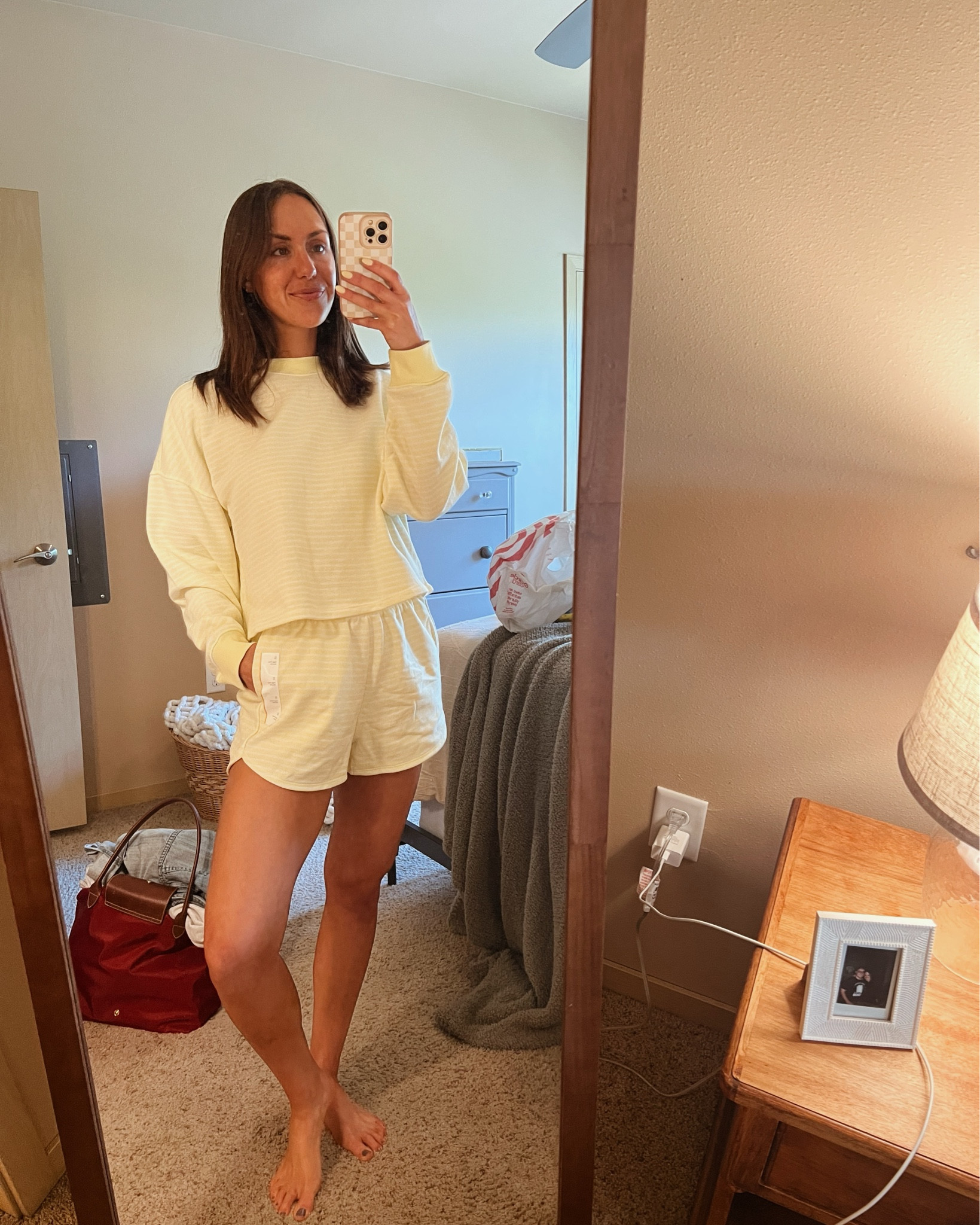 I’m easily influenced. Saw this sweat set on TikTok this morning and was at Target later in the day to purchase. 💛🤍

#LTKSummerEdit #LTKSeasonal #LTKStyleTip