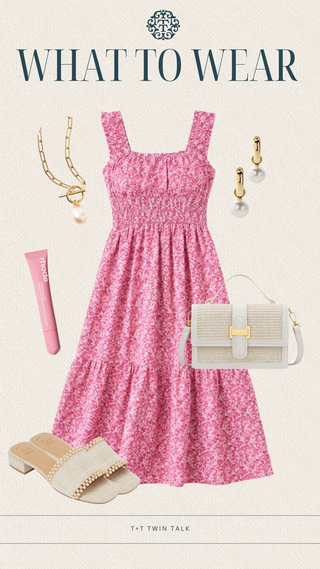 T+T, what to wear! The pink Target dress styled with a raffia bag and matching sandals gives such an effortless summer feel. This would be perfect for a fun day of shopping or grabbing lunch.

#LTKMidsize #LTKSeasonal #LTKOver40