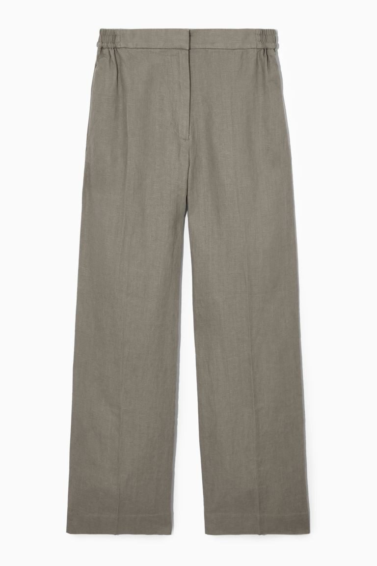 ELEGANTE LEINENHOSE MIT WEITEM BEIN | H&M (DE, AT, CH, NL, FI)