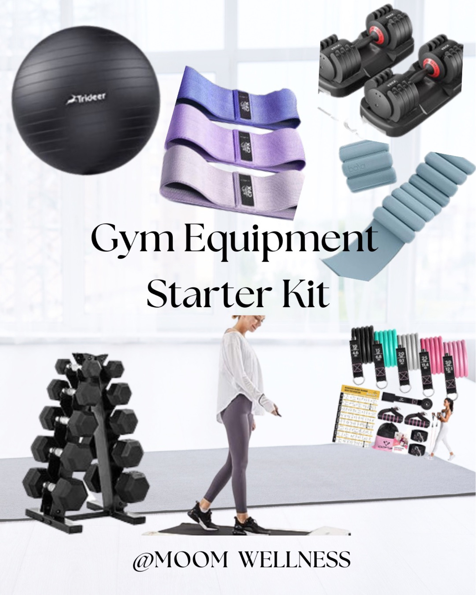 Start your home gym today with this basic equipment for a full body workout.

#LTKfitness