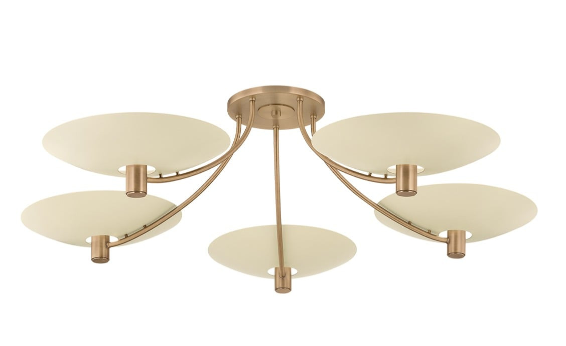 Wolfe Semi-Flush Mount | Lightopia