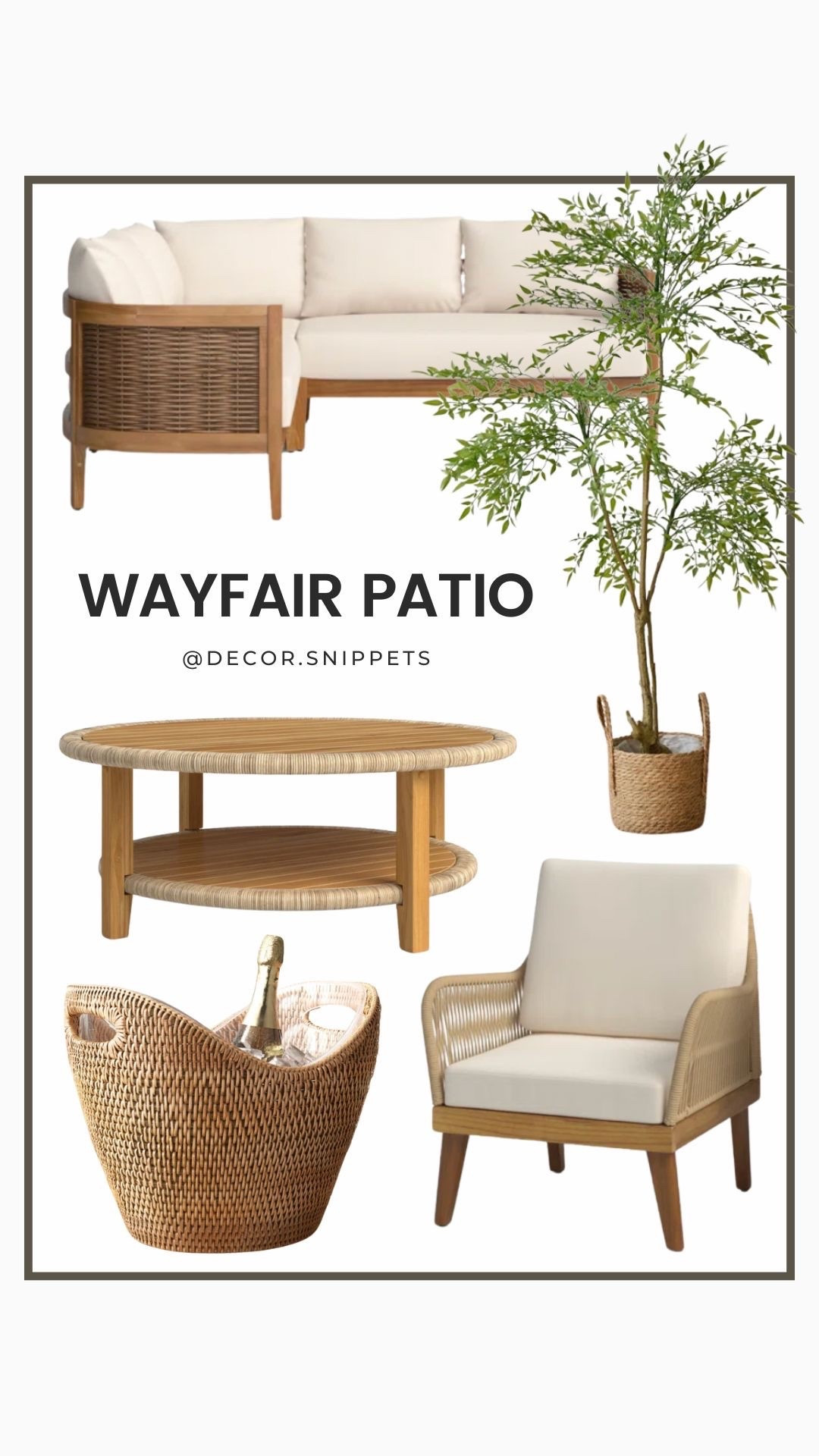 Outdoor oasis alert! 🌿☀️ This WAYFAIR curation that I created is packed with stylish and durable finds to transform your outdoor space. From weather-resistant wicker furniture to cozy fire pits and chic accent pieces—everything you need to create your dream patio is here! Swipe up to shop the look and start summerizing your space. 💫✨

Shop now! 👇😍

 #WayfairPatio #OutdoorLiving 

#LTKHome