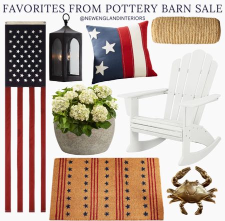 New England Interiors • Favorites From Pottery Barn Sale • Flag, Rug, Throw Pillow, Lantern, Rocking Chair, Door Knocker, Patriotic Decor. 🇺🇸🦀

TO SHOP: Click the link in bio or copy and paste the link in web browser 

#newengland #sale #potterybarn #memorialday #usa #coastal #patriotic

#LTKhome #LTKSeasonal #LTKsalealert