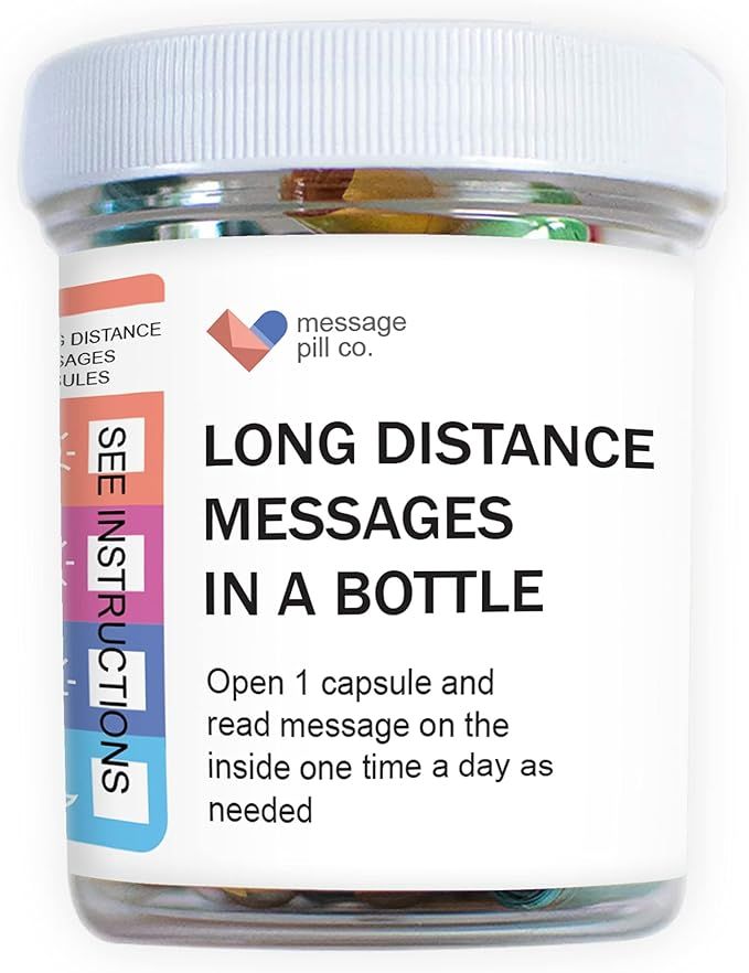 Long Distance Relationships Gifts Love Messages in a Bottle Gift for Boyfriend or Girlfriend (50P... | Amazon (US)