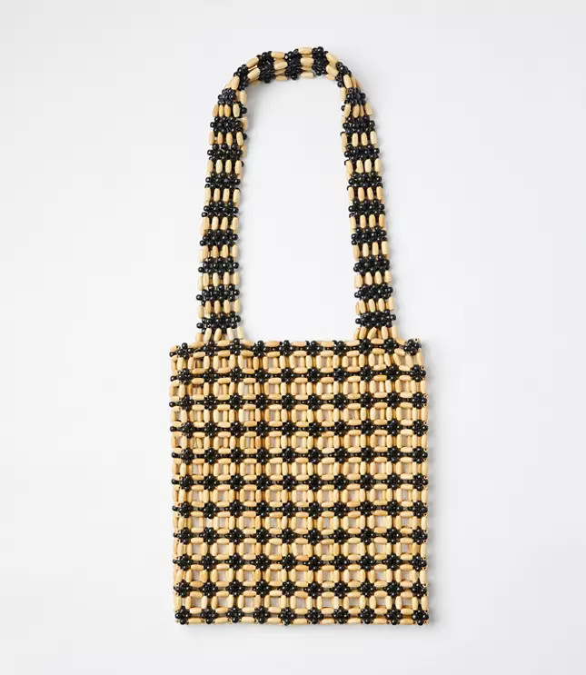 Salt + Umber Nora Beaded Tote Bag | LOFT