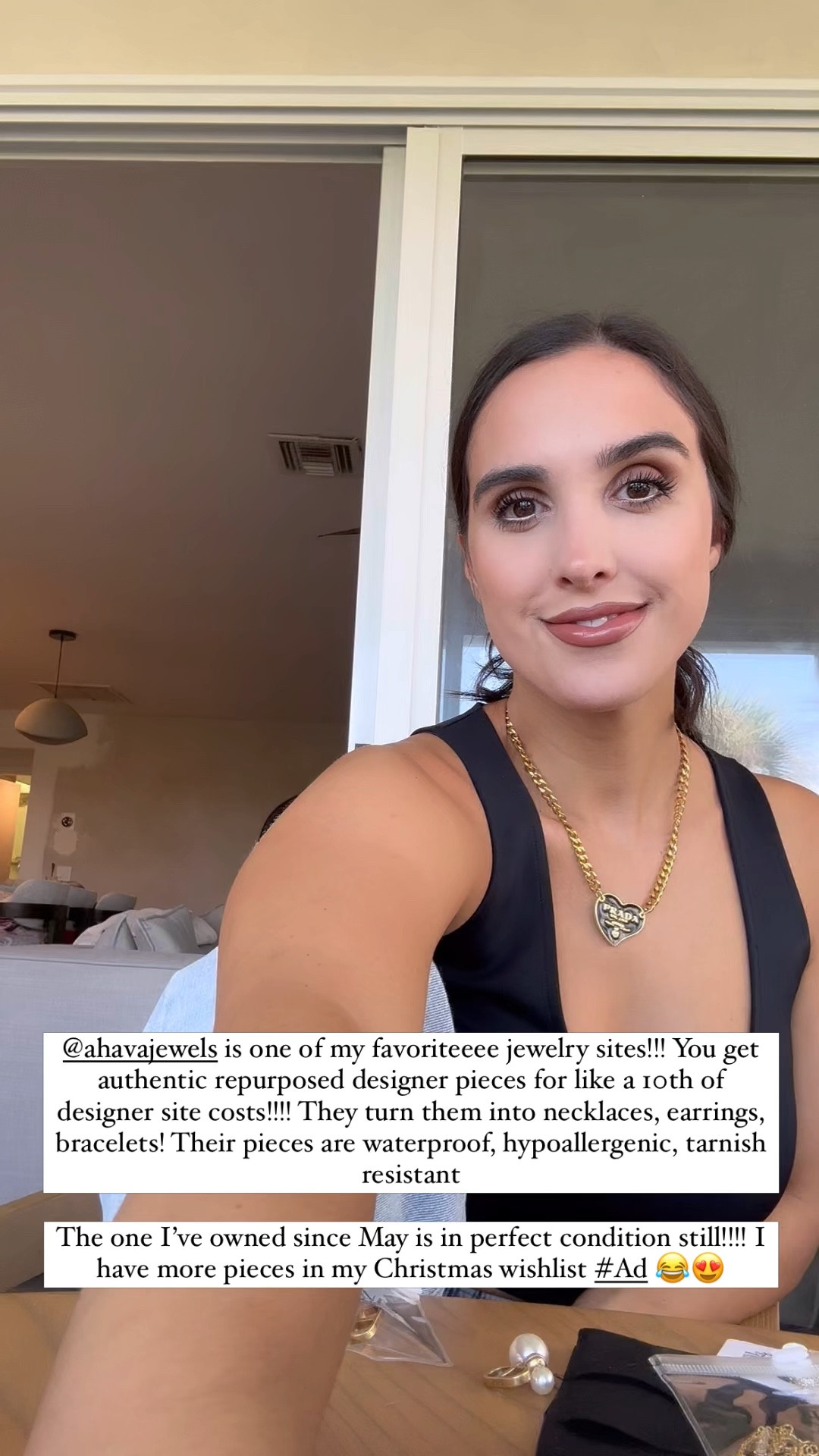 

@ahavajewels is one of my favoriteeeee jewelry sites!!!! You get authentic repurposed designer pieces for like a tenth of designer site costs!!!! They turn them into necklaces, earrings, bracelets! Their pieces are waterproof, hypoallergenic, and tarnish
resistant! 

The one I've owned since May is in perfect condition stil!!! I have more pieces in my Christmas wishlist #Ad

#LTKVideo #LTKBeauty #LTKGiftGuide