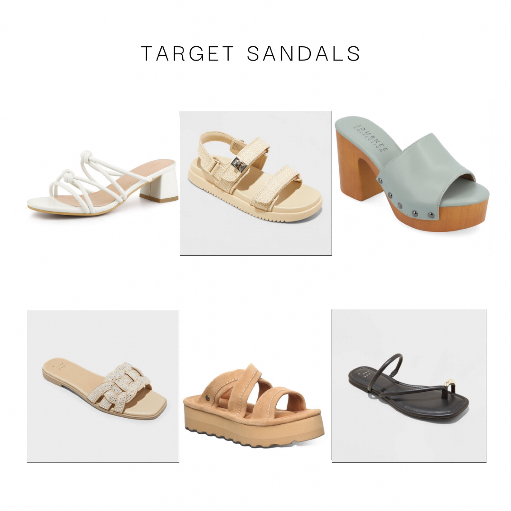 Spring sandals at Target! Shop before they’re gone! Happy shopping. 

#LTKSeasonal #LTKshoecrush #LTKfindsunder100