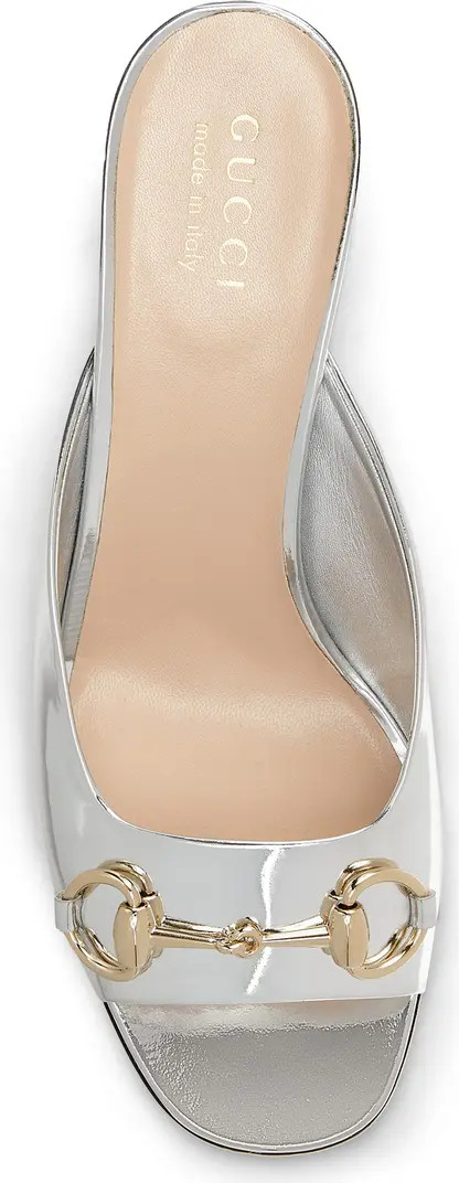 Horsebit Metallic Slide Sandal (Women) | Nordstrom