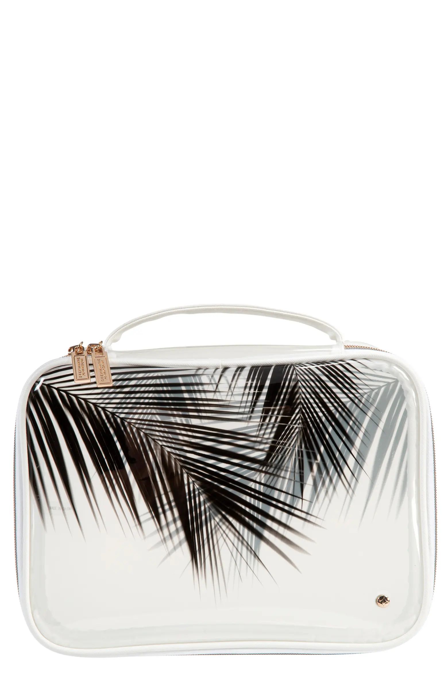 Miami Palm Jumbo Makeup Bag | Nordstrom