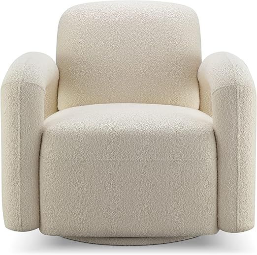 CHERS Sedona Swivel Accent Chair, Club Armchair with 360 Degree Rotation, Oversized Chair for Liv... | Amazon (US)