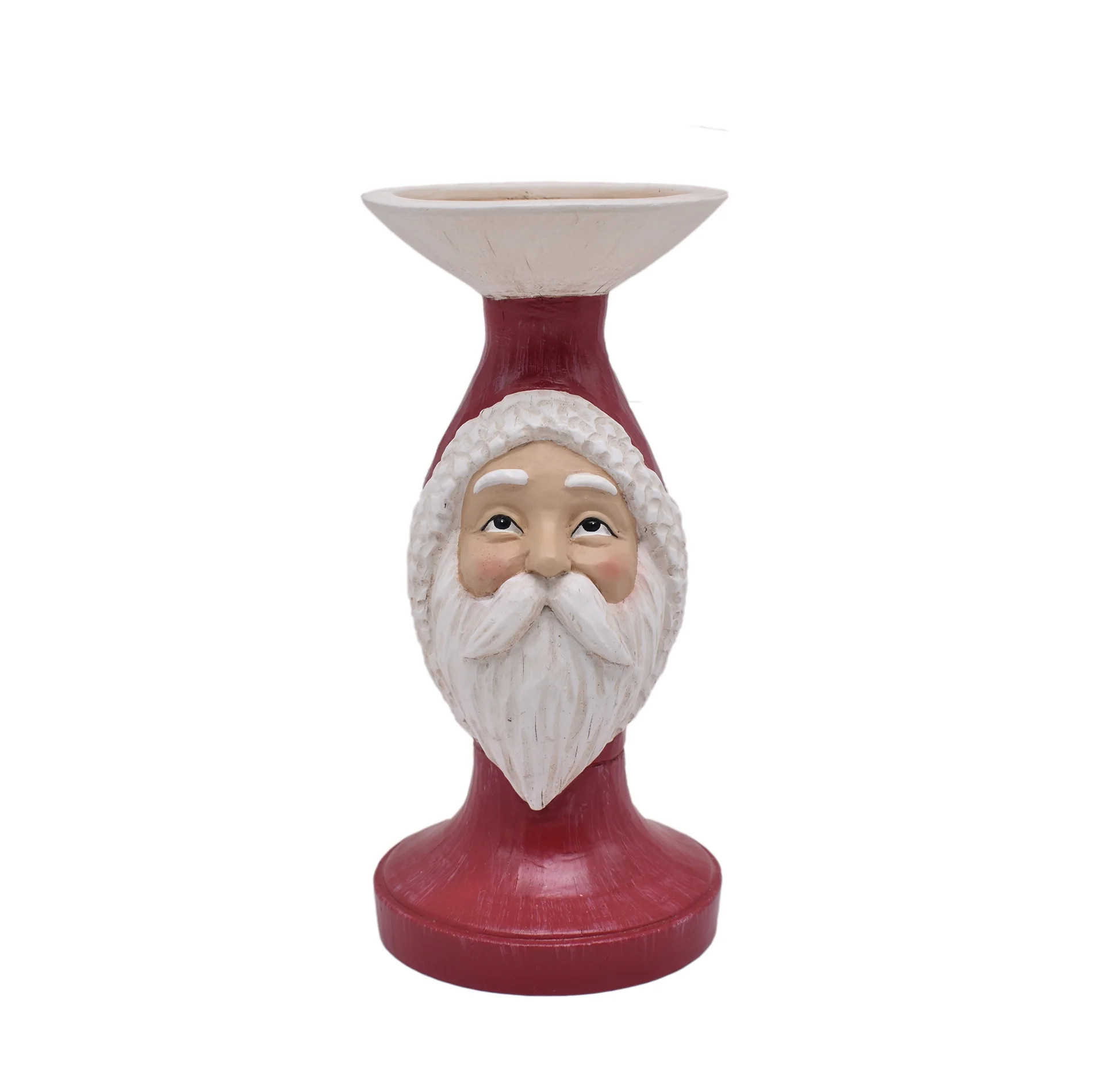 Holiday Time Santa Candle Holder, 8.35in H | Walmart (US)