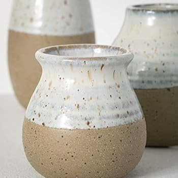 3 Petite Ceramic Vases | Amazon (US)