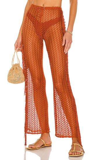 Kira Pants in Rust | Revolve Clothing (Global)