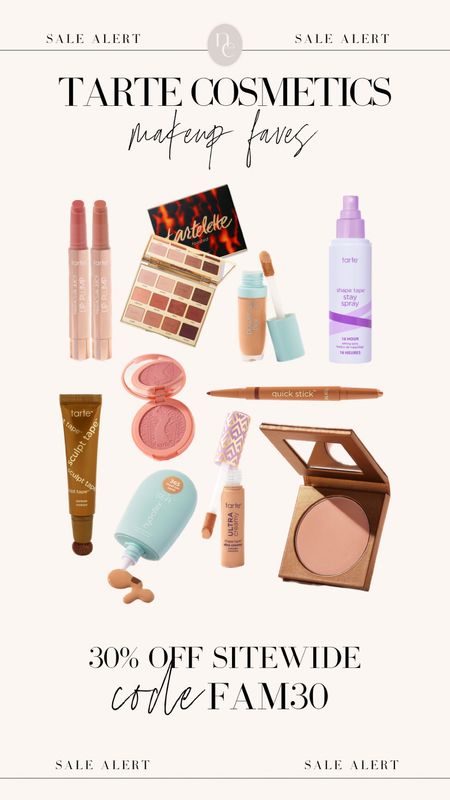 Tarte makeup favorites 💄 Use Code FAM30 for 30% OFF sitewide! @tartecosmetics #tartepartner 

#LTKfindsunder50 #LTKfindsunder100 #LTKbeauty