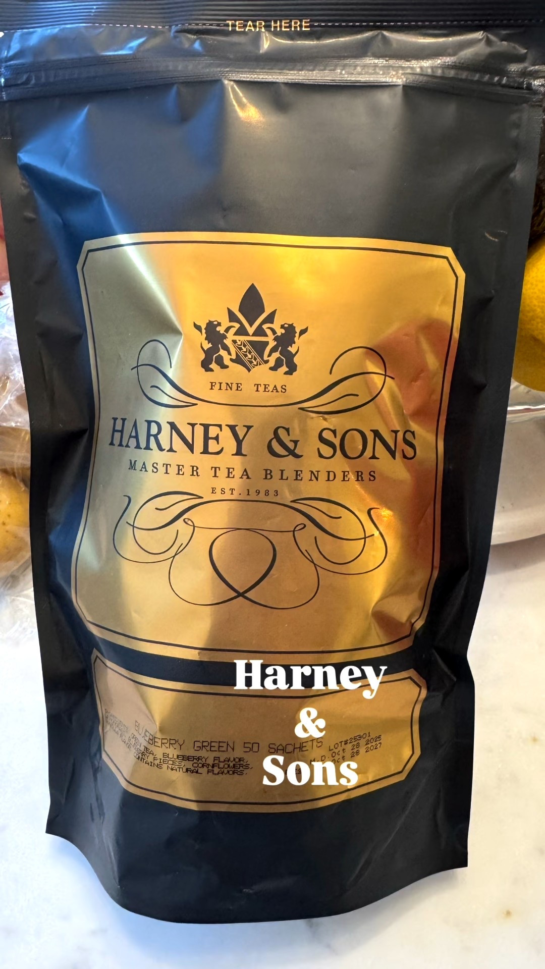 Trying a new green tea by Harney & Sons. So far we love the blueberry flavor 
Have you tried this brand yet? 

#LTKSeasonal #LTKfoodie #LTKHome