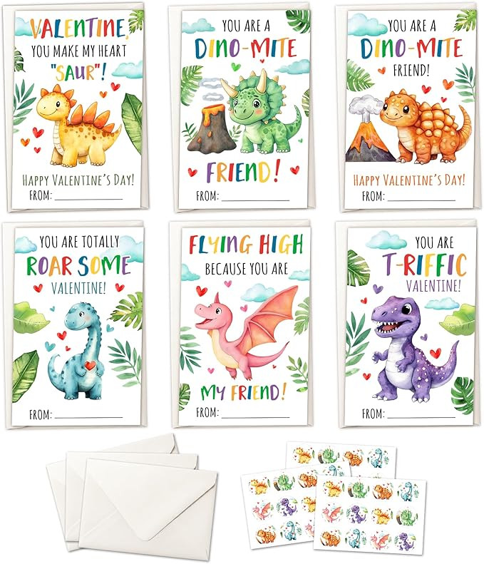 Pawzity Valentines Day Cards for Kids - Valentines Day Card for Kids Classroom School Party Favor... | Amazon (US)