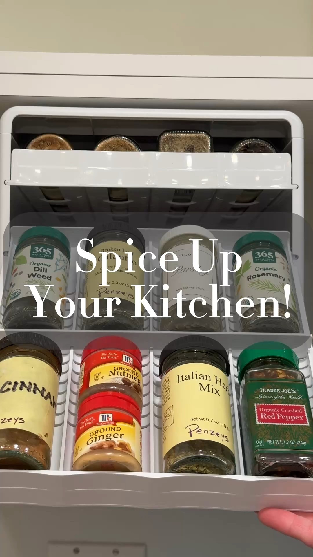 Spices all over the place? Time to get organized! 🎯
 
Take your kitchen to the next level with this space-saving spice rack.  🧑‍🍳✨ 

A tiered spice rack keeps things neat, accessible, and organized—making room for more flavor and less clutter!
 
 
📌 Share with someone who needs this!