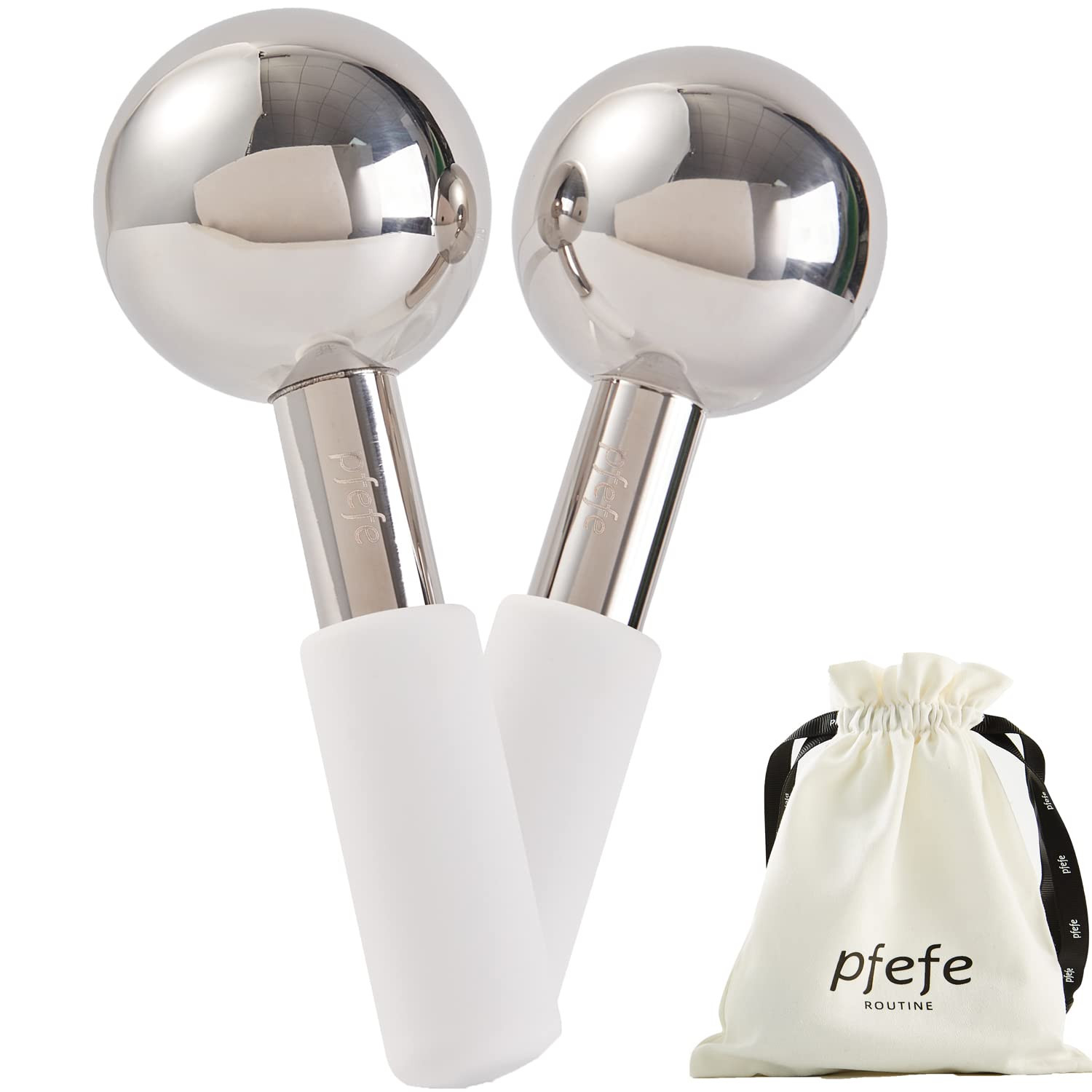 Ice Globes for Face & Eyes, Unbreakable Stainless Steel Cryo Sticks for Beauty Routines, Facials ... | Amazon (US)