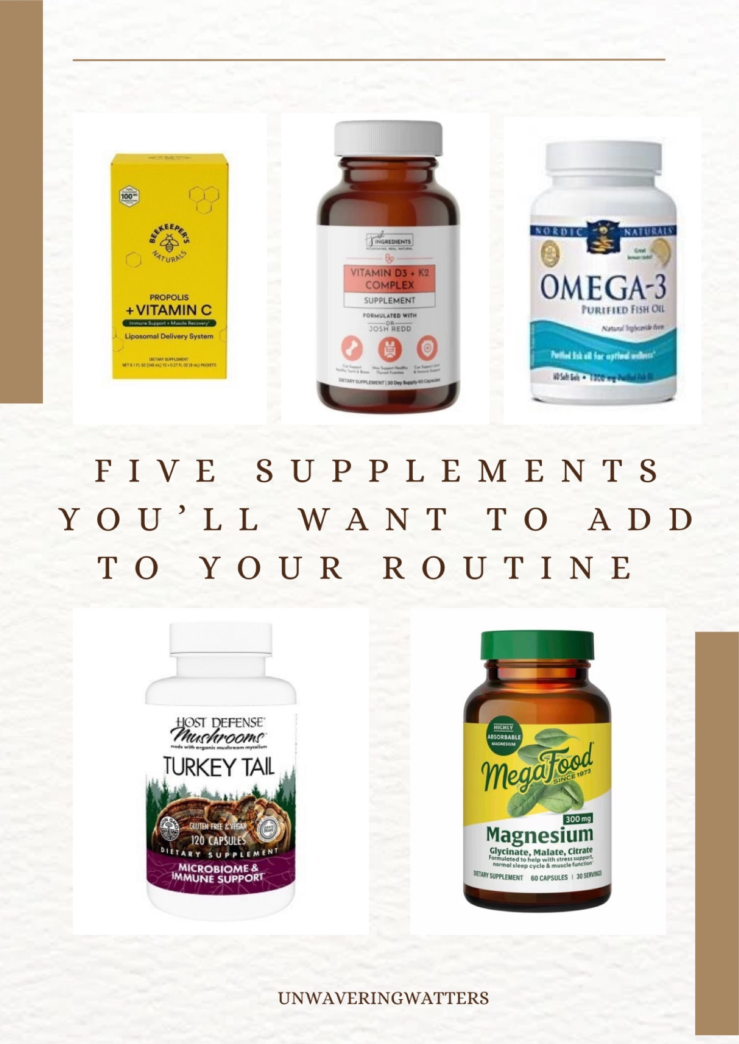 #wellnessjourney #healthyliving #immunesupport #vitamind3 #omega3 #magnesium #naturalsupplements #holistichealth #boostyourhealth #liverhealth #moodboost #naturalhealing

#LTKFamily