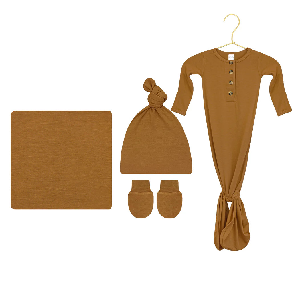 Owen Newborn Hat Bundle (Gown) | Lou Lou & Company