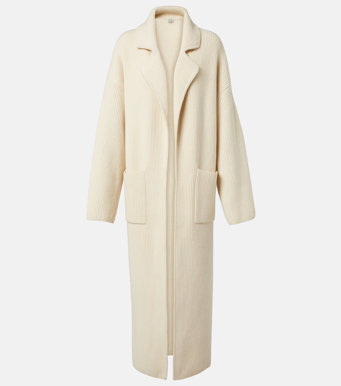 Ribbed-knit wool-blend coat | Mytheresa (UK)