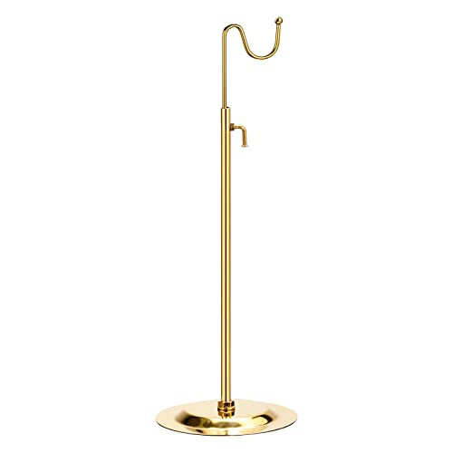 uxcell Purse Display Stand Adjustable Tabletop Single Hook Handbag Rack Stainless Steel Bag Holder for Retail Boutique Store - Gold | Amazon (US)