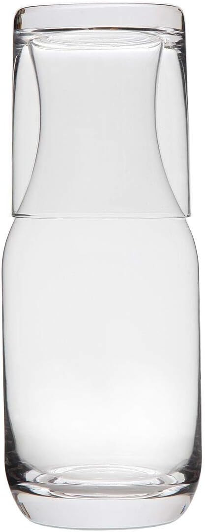 Lily's Home Bedside Night Water Carafe with Tumbler Glass, Use in Bedroom Bathroom, or Kitchen, U... | Amazon (US)