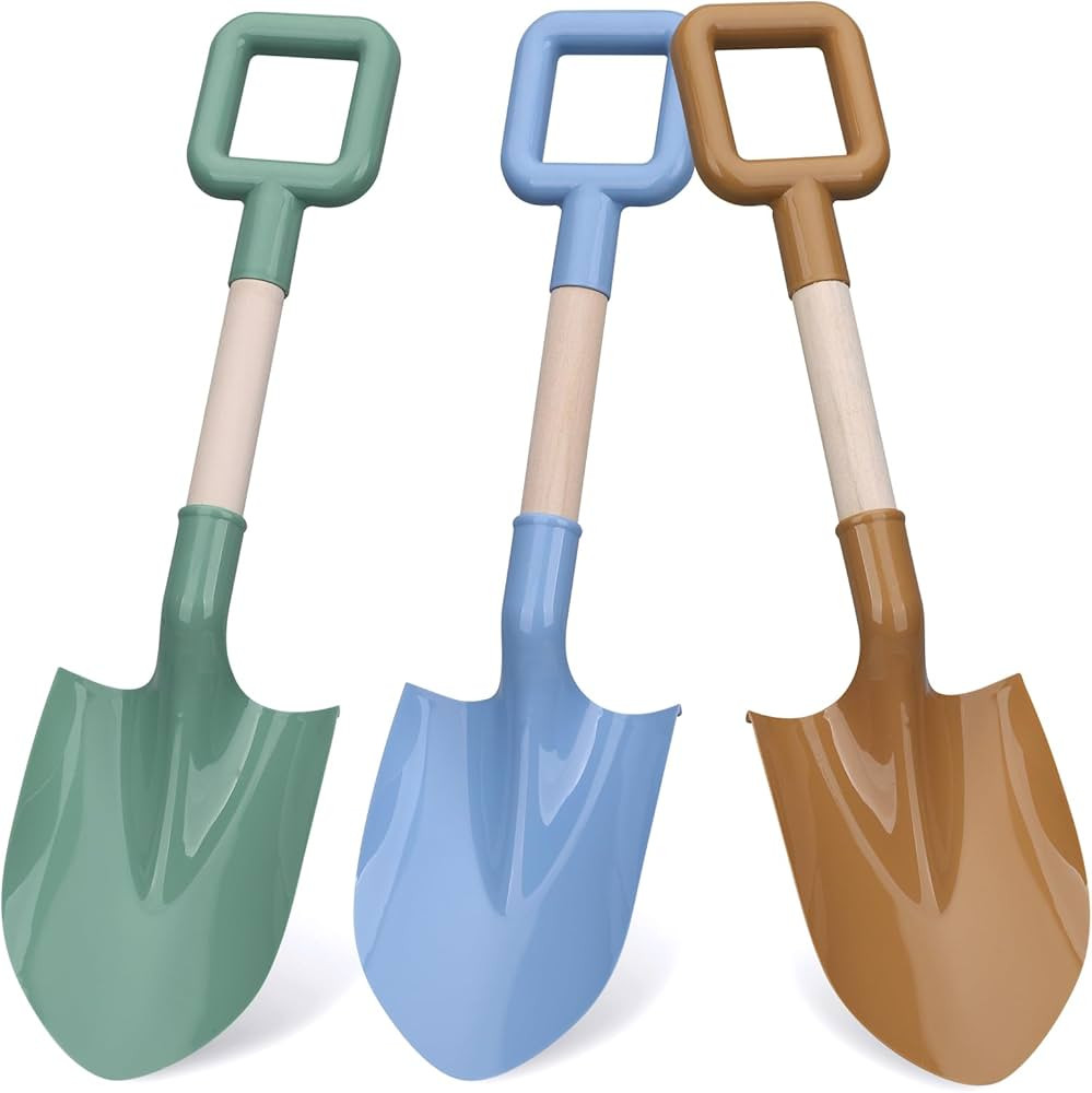 Dilabnba Heavy Duty Kids Beach Sand Shovels, Jumbo Sand Shovels for Garden, Large Beach Snow Spad... | Amazon (US)