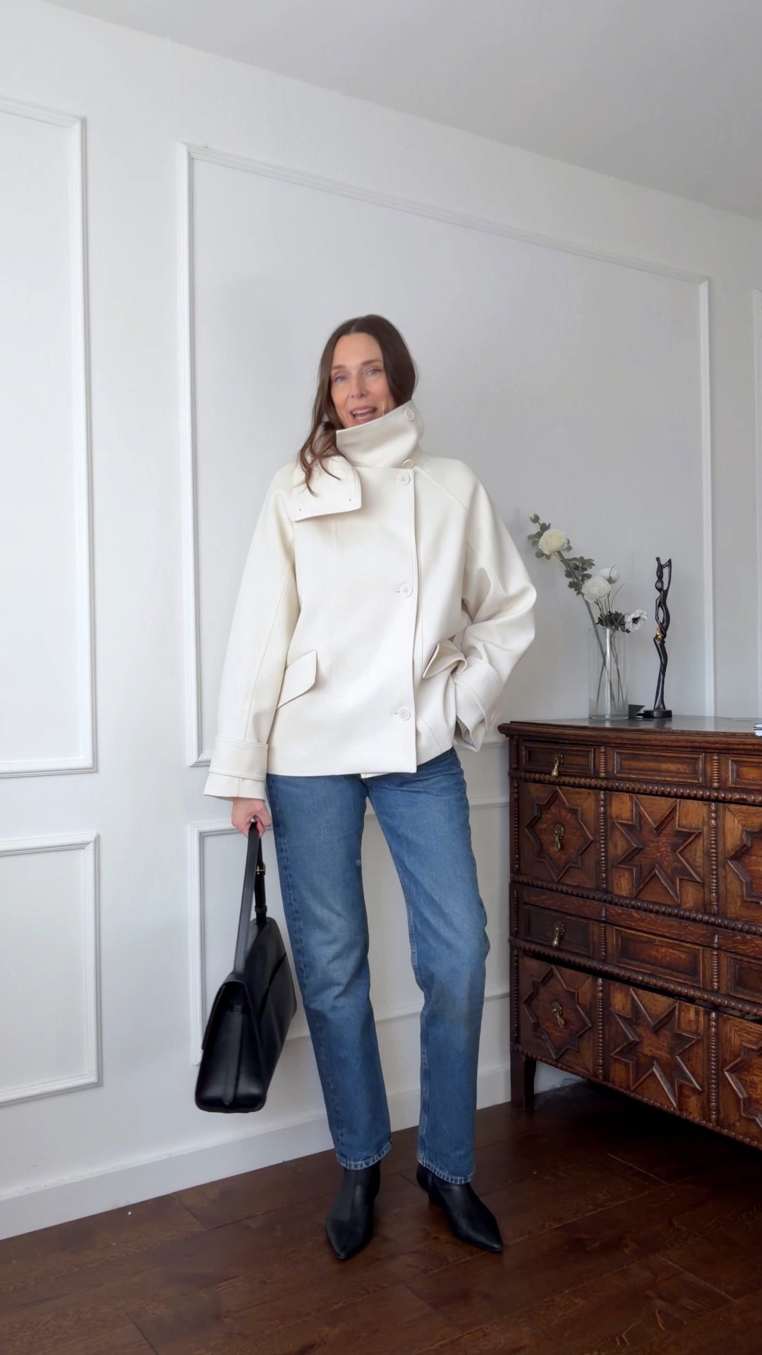 Sizes:
Off-white funnel neck jacket, size small
Wide-leg rib cage jeans, 25x34
Cashmere jumper, size small
Arket jeans, 28

#LTKstyletip

#LTKgrwm #LTKSeasonal