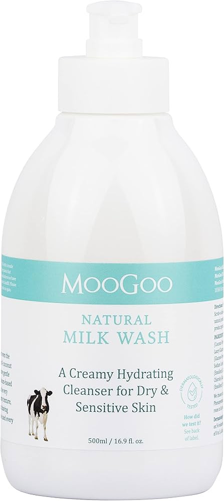 MooGoo Milk Wash - Natural Creamy Body Wash & Cleanser, Soap-free, SLS-Free. For Dry, Sensitive S... | Amazon (UK)