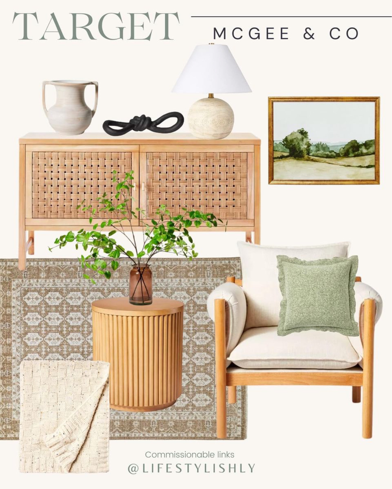 Target McGee and Co furniture! Love these spring pieces from Target! Artwork, console table, side table, accent chair, area rug, blankets, and more!

#LTKhome #LTKsalealert #LTKSeasonal