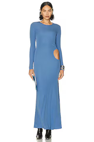 Zeynep Arcay VESTIDO en Blue | FWRD | FWRD 