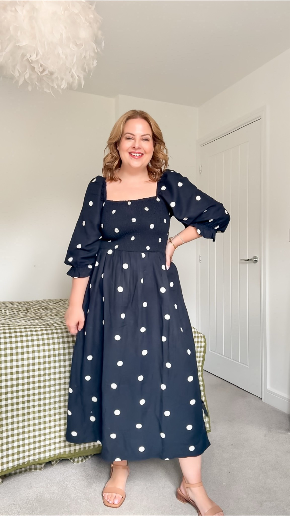 Polka dot dress, midi dress, midsize dress, summer outfit, smock dress

#LTKsummer #LTKmidsize #LTKdresses