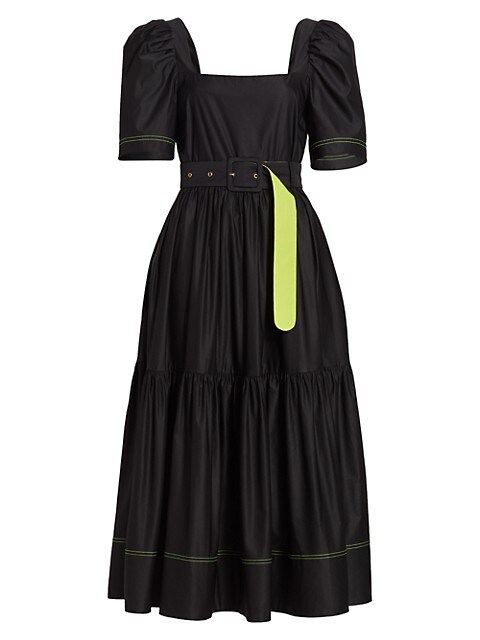 Delilah Short Puff-Sleeve Dress | Saks Fifth Avenue