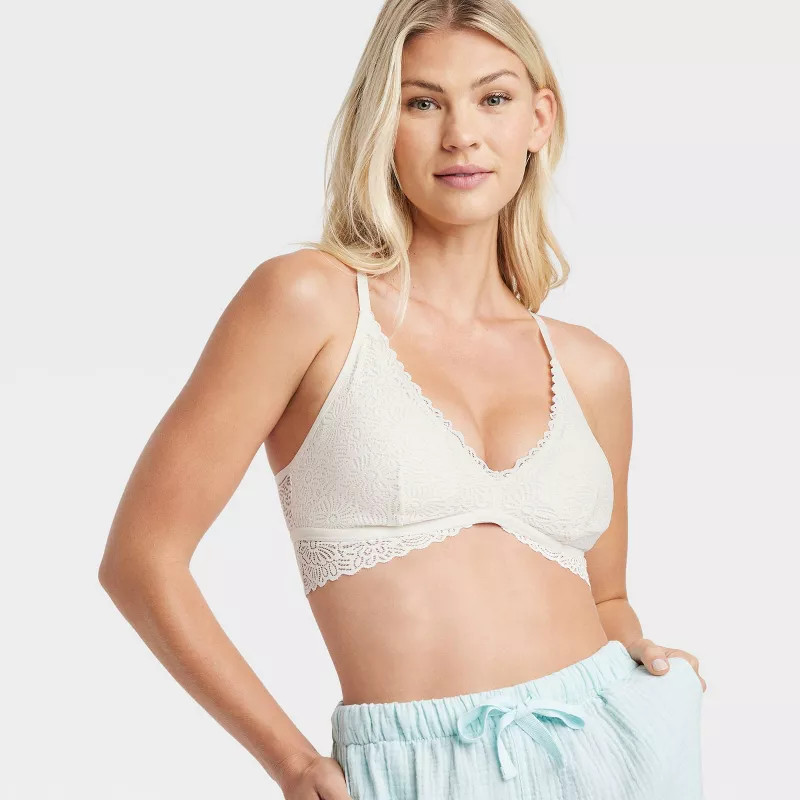 Women's Lace Removable Pad Bralette - Auden™ | Target