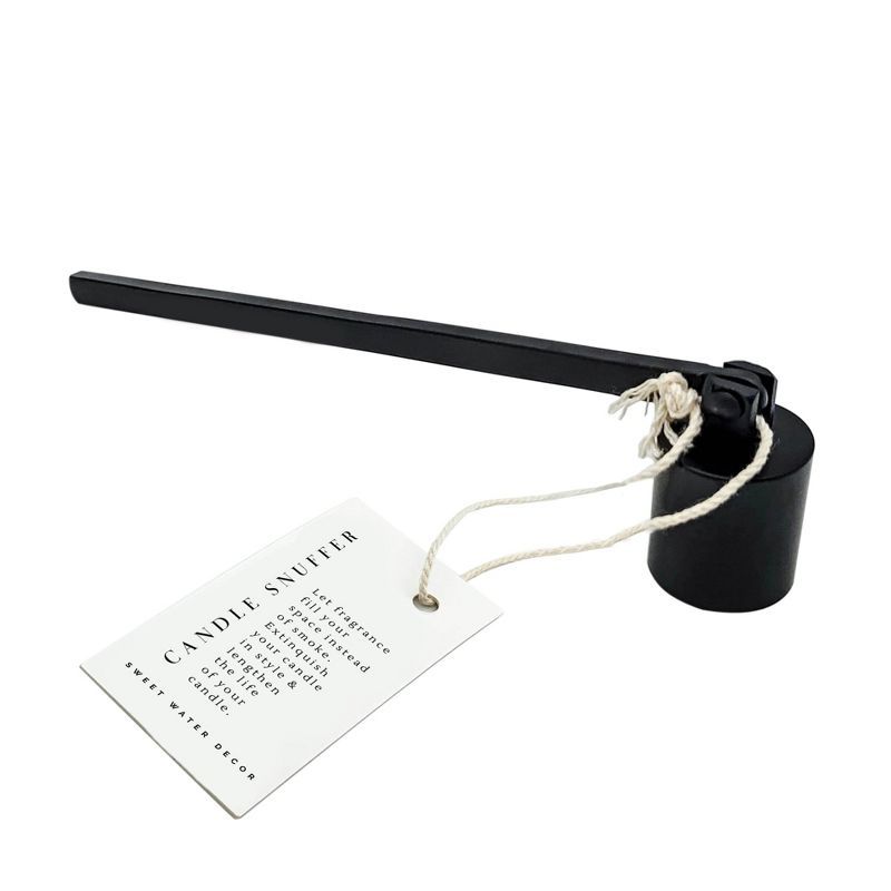 Sweet Water Decor Black Candle Snuffer - 6.25" | Target