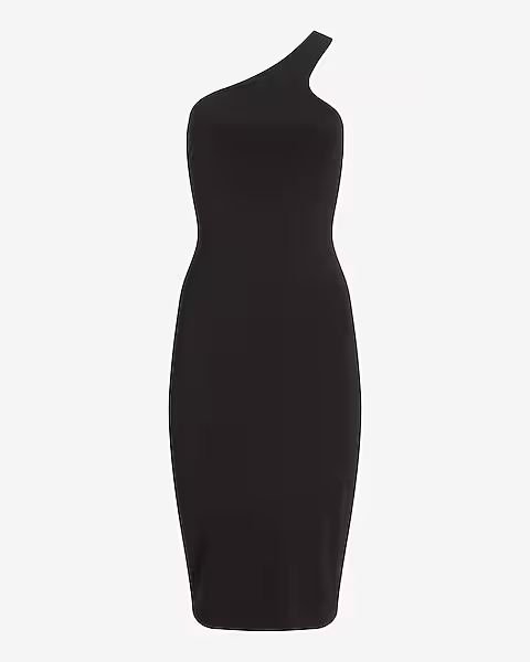 Body Contour One Shoulder Sheath Dress | Express