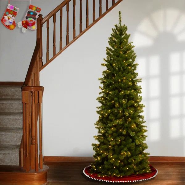 North Valley Lighted Artificial Spruce Christmas Tree | Wayfair North America