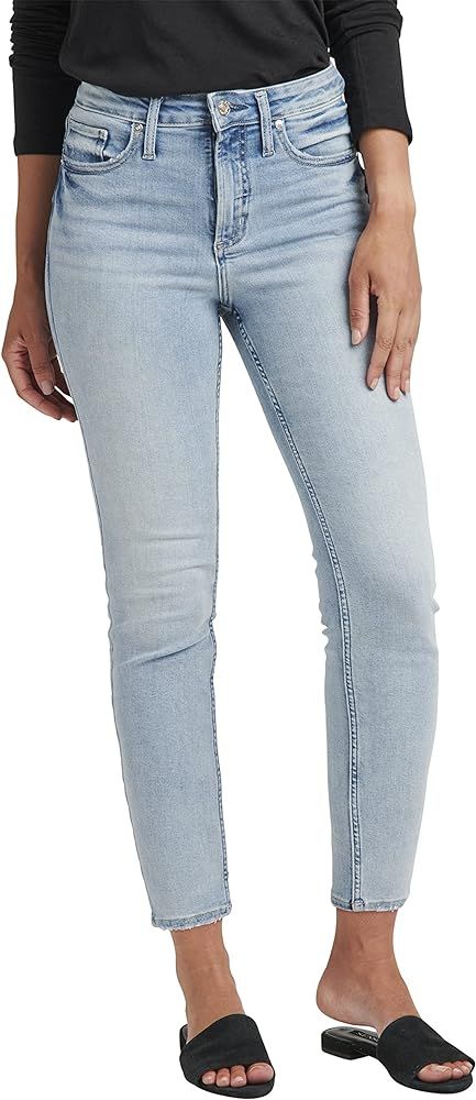 Silver Jeans Co. Women's Infinite Fit High Rise Skinny Leg Jeans | Amazon (US)