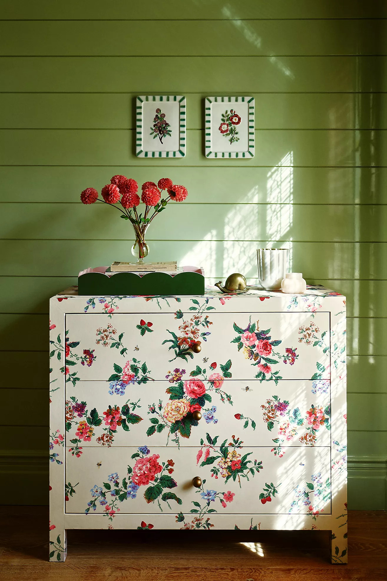 Hale Canvas Three-Drawer Dresser | Anthropologie (US)