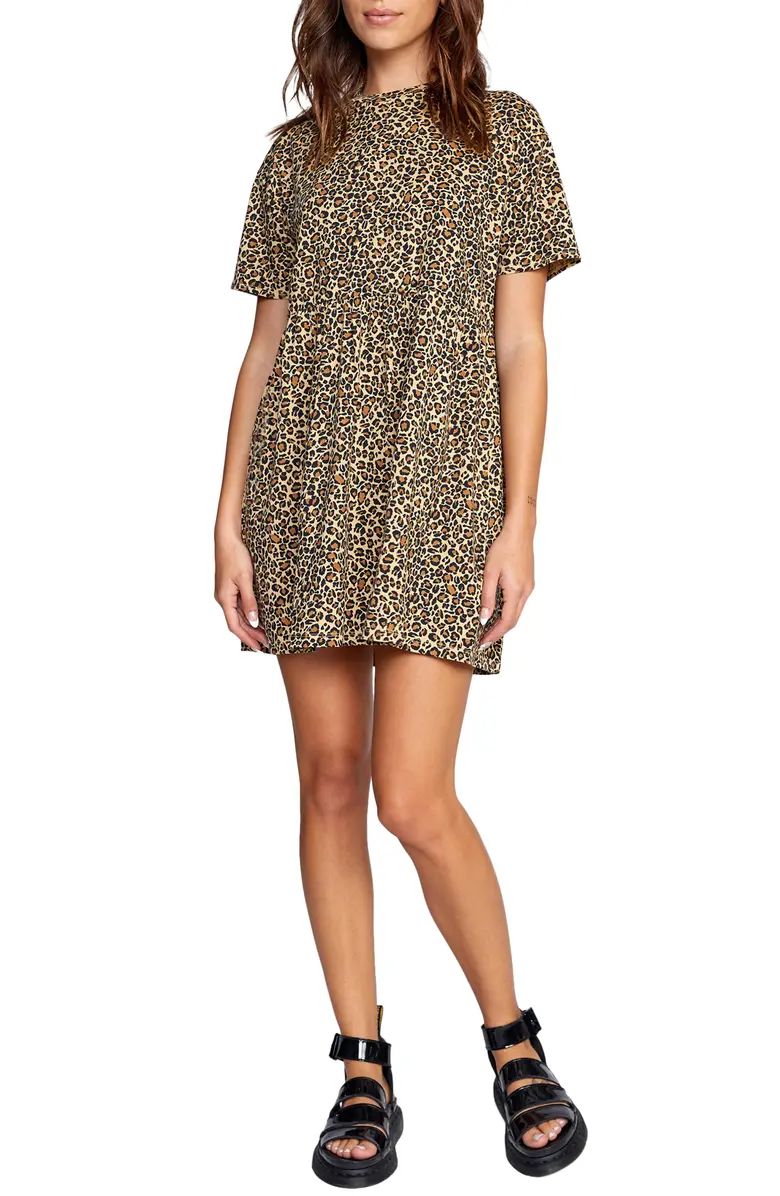 City Vibes Leopard Print Dress | Nordstrom
