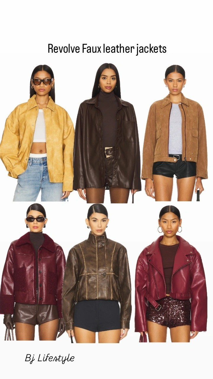 Revolve best seller and trending faux leather jackets#Ltkrevolvejacket #Revolvefauxjackets #Leatherjackets

#LTKCyberWeek #LTKSeasonal #LTKStyleTip
