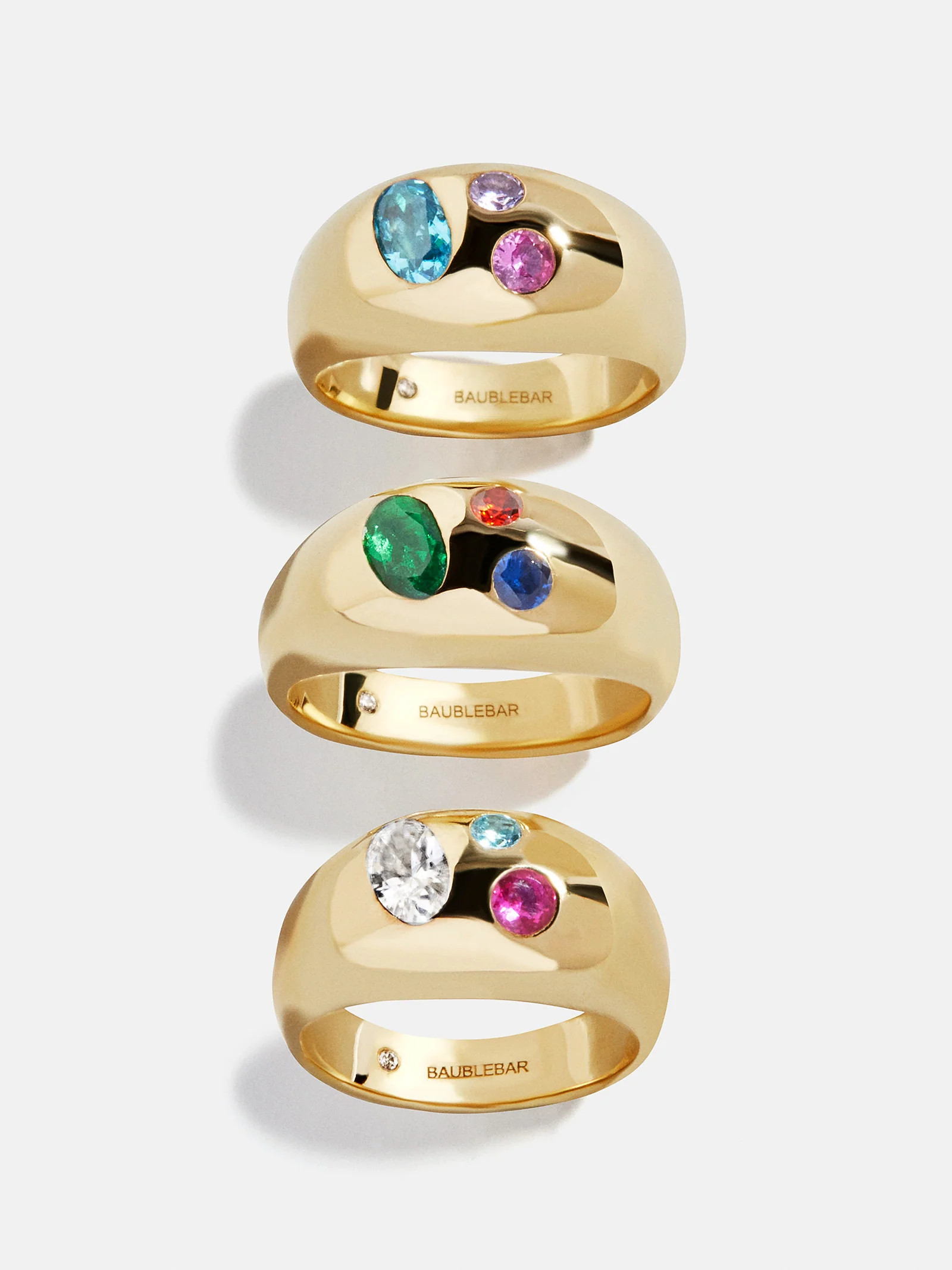 18K Gold Custom Birthstone Ring - Gold | BaubleBar