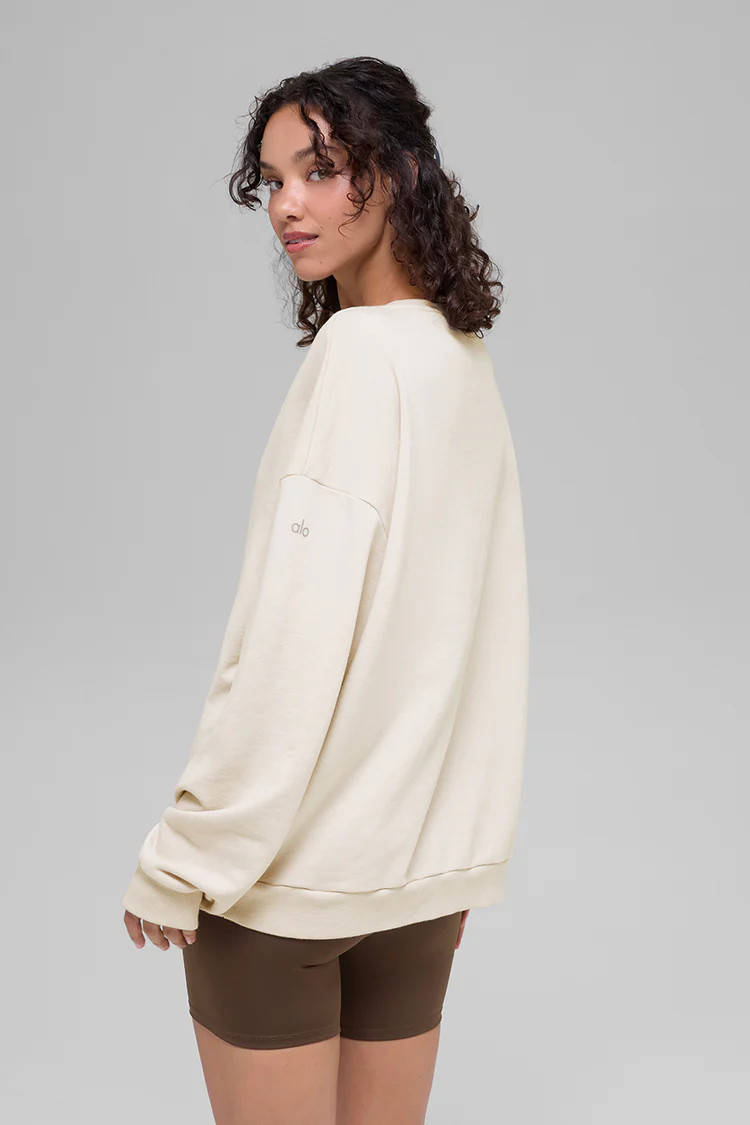Chill Crew Pullover - Olive Tree | Alo Yoga