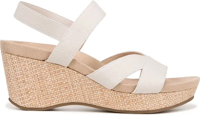 LifeStride Danita Slingback Platform Wedge Sandal (Women) | Nordstrom | Nordstrom