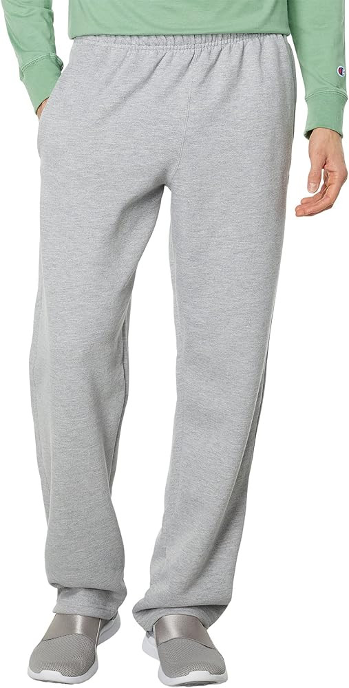 Champion Powerblend Fleece, Open Bottom Sweatpants for Men (Reg. Or Big & Tall) | Amazon (US)
