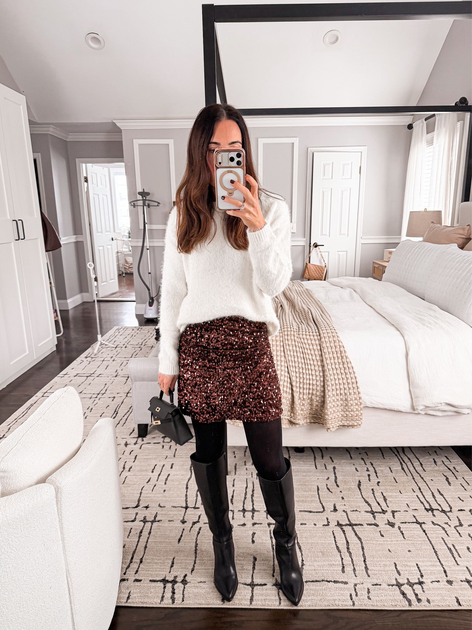 Cozy on top, festive on the bottom — my favorite holiday combo ✨🎄 🔗⬇️

#LTKHoliday #LTKSeasonal #LTKOver40