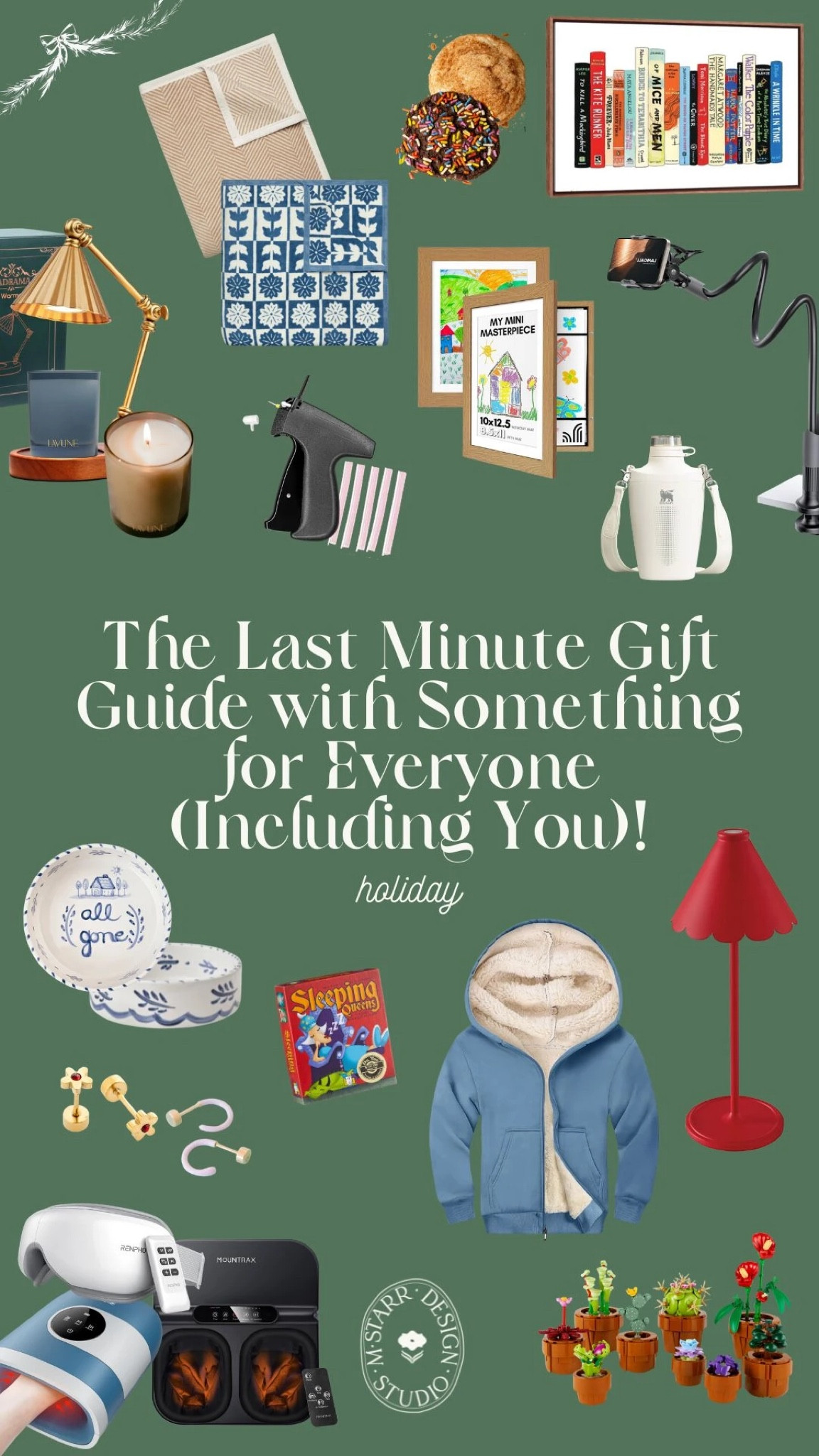 Last minute gifts for everyone, including you! 

Holiday gifts, Amazon, Stanley, Pip Pop Post earrings, foot massager, hand massager, eye massager, self care, rechargeable lamp, family games, handmade dog bowl, candle warmer lamp, Lavune candles, grandparents gifts , Chappywrap blankets 

#LTKSeasonal #LTKGiftGuide #LTKHoliday