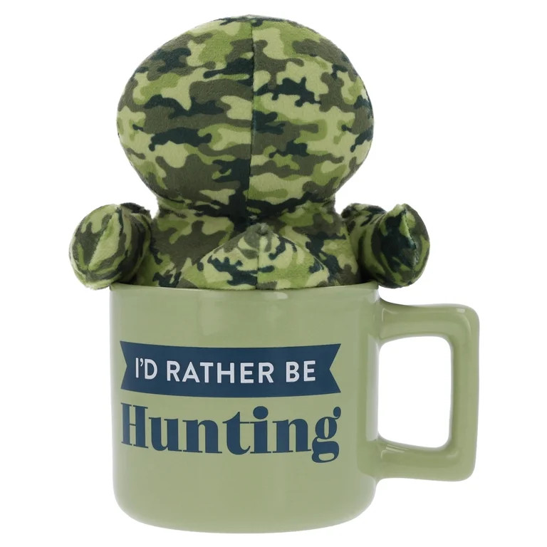 Duck Plush in I'd Rather Be Hunting Mug, Camouflage, Father's Day by Way To Celebrate | Walmart (US)